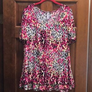 Gitano ruffled dress blouse